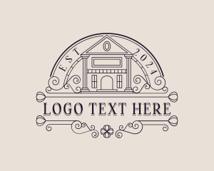 Vintage - Home Architecture Builder logo design