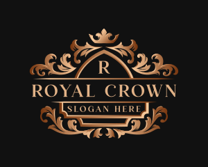 Luxury Crown Event logo design