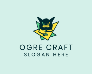 Ogre - Monster Game Controller logo design