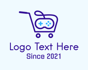 Game Shop - Game Cart App logo design