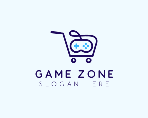 Game Cart App logo design