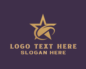 Star - Swoosh Star Agency logo design