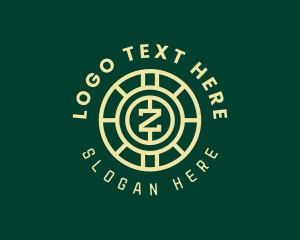 Digital - Tech Coin Letter Z logo design