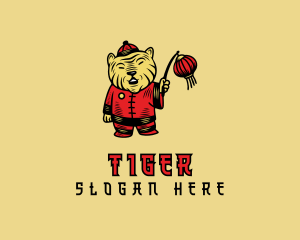 Chinese Tiger Lantern logo design