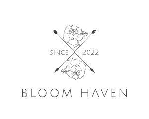 Organic Flower Spa logo design