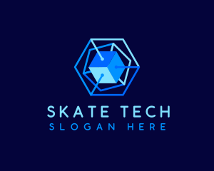 Cube Digital Tech logo design