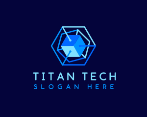 Cube Digital Tech logo design