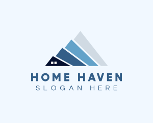 House Roof Home Improvement logo design