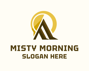 Mountain Peak Sun logo design