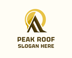 Mountain Peak Sun logo design