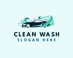 Washing - Car Wash Cleaning logo design