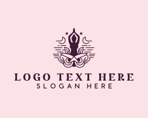 Holistic - Spiritual Yoga Reiki logo design