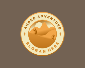 Desert Outdoor Adventure logo design