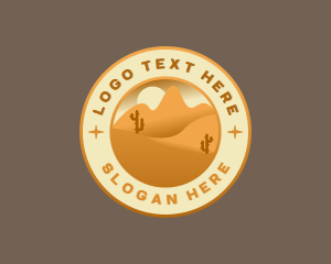 Travel Agency - Desert Outdoor Adventure logo design