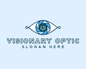 Optic - Eye Shutter Photography logo design