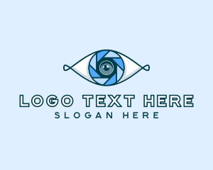 Ophthalmologist - Eye Shutter Photography logo design