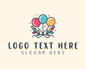 Balloon - Party Balloon Confetti logo design