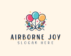 Balloon - Party Balloon Confetti logo design