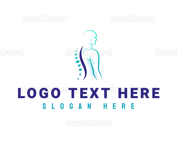 Human Spine Medical Logo