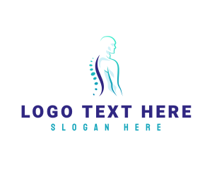 Treatment - Human Spine Medical logo design