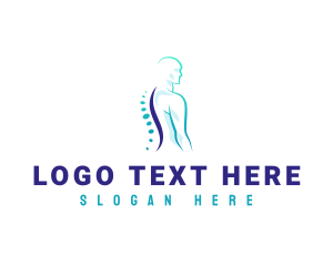 Back - Human Spine Medical logo design