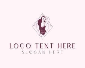 Travel Blog - Summer Woman Tourist logo design