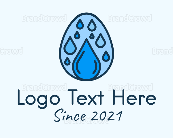 Clean Rain Water Egg Logo