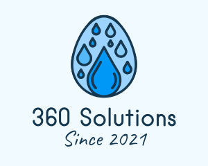 Clean Rain Water Egg  logo design