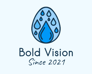 Clean Rain Water Egg  logo design