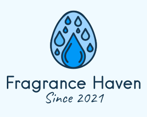 Clean Rain Water Egg  logo design