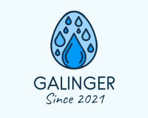 Clean Rain Water Egg  logo design