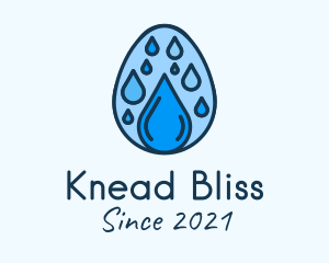 Clean Rain Water Egg  logo design