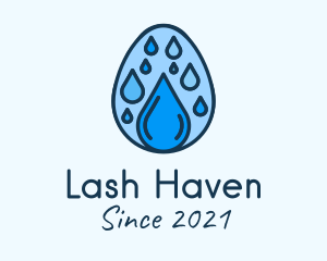 Clean Rain Water Egg  logo design