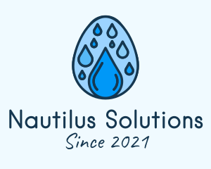 Clean Rain Water Egg  logo design