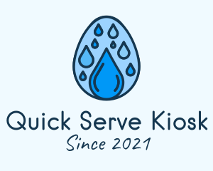 Clean Rain Water Egg  logo design