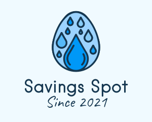 Clean Rain Water Egg  logo design