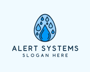 Clean Rain Water Egg  logo design