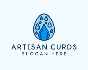 Clean Rain Water Egg  logo design