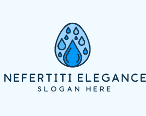 Clean Rain Water Egg  logo design