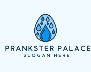 Clean Rain Water Egg  logo design