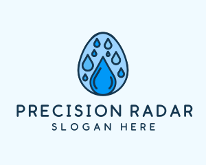 Clean Rain Water Egg  logo design