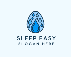 Clean Rain Water Egg  logo design