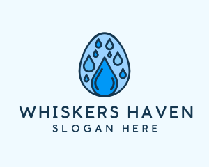 Clean Rain Water Egg  logo design