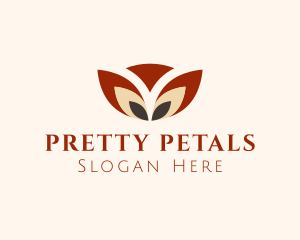 Unique Spa Petals logo design