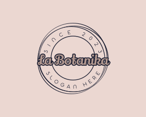 Generic Hipster Clothing Logo