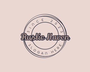 Generic Hipster Clothing logo design