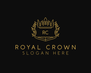 Royal Monarchy Shield logo design