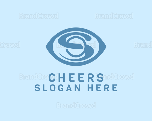 Professional Tech Eye Letter S Logo