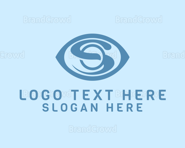 Professional Tech Eye Letter S Logo