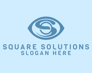 Professional Tech Eye Letter S logo design